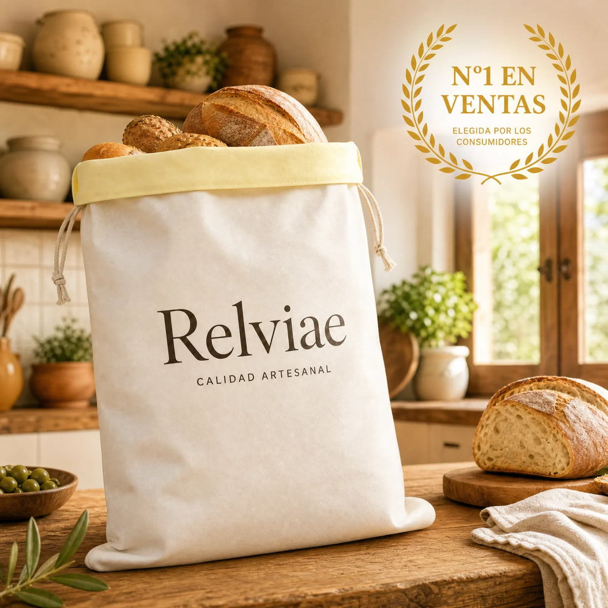 Bolsa para Pan de Cera de Abeja — 30 × 40 cm