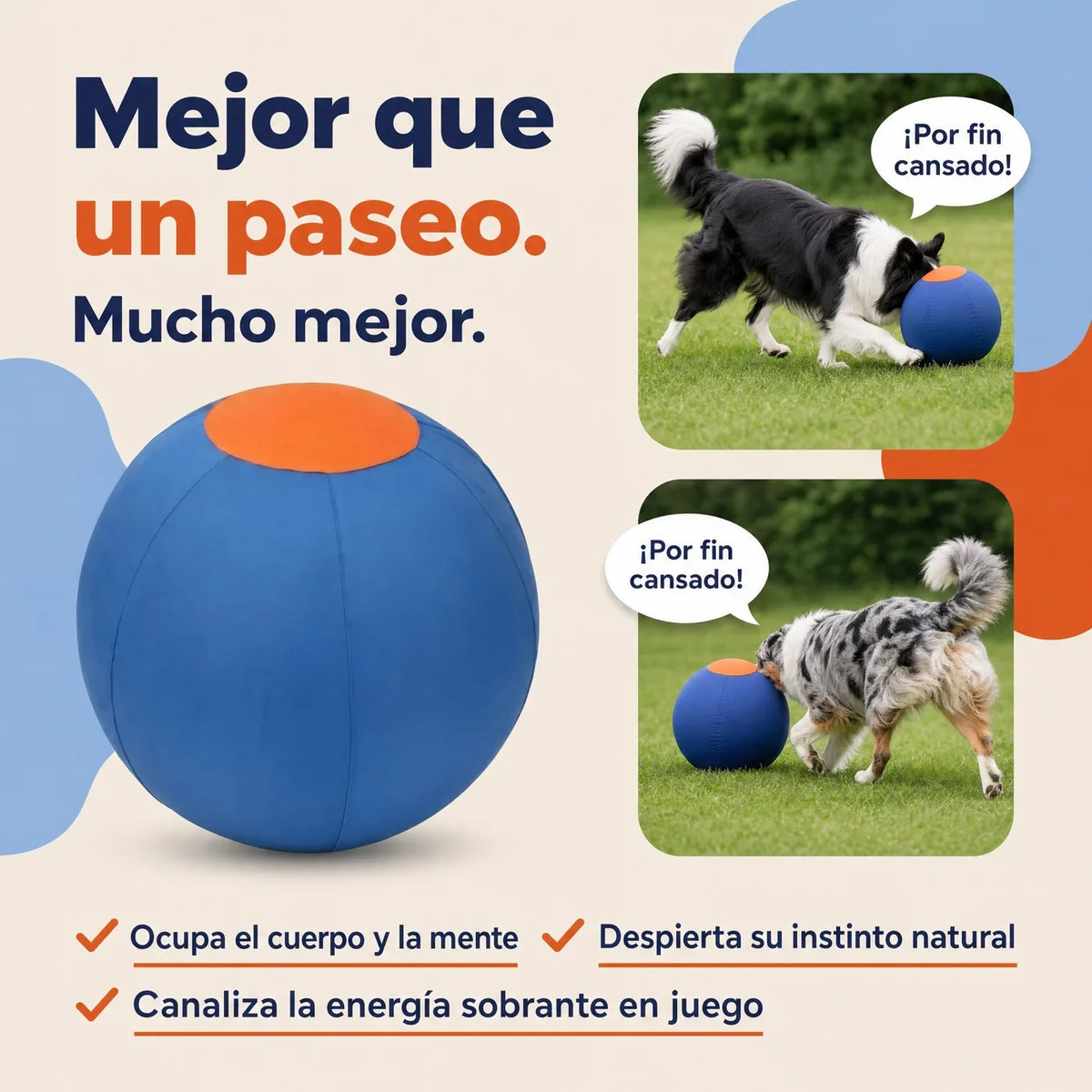 Relviae Pelota Perseguidora para Perros